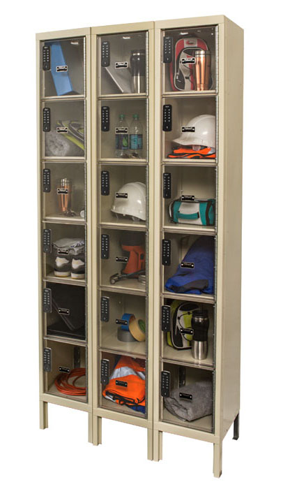 Safety View Windowed Wardrobe and Box Lockers