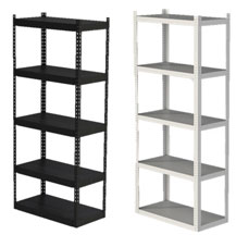 Rivetwell Black Boltless Shelving